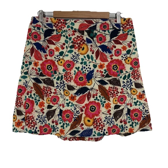 Ripskirt Dresses & Skirts - RipSkirt Skirt Womens Large Multicolor Floral A-Line Stretch Lightweight Travel